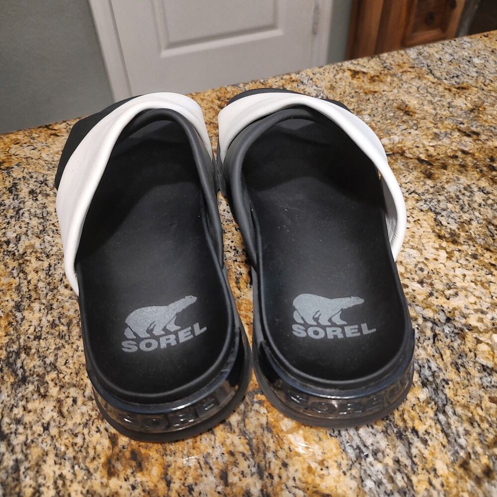 SOREL Women's NL5102-010 Slide Sandals Size 7.5 - Picture 10 of 12
